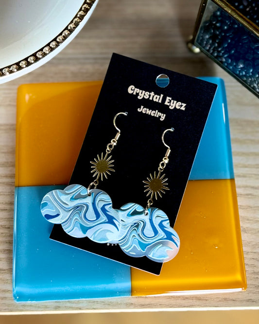 Blue Clouds Earrings