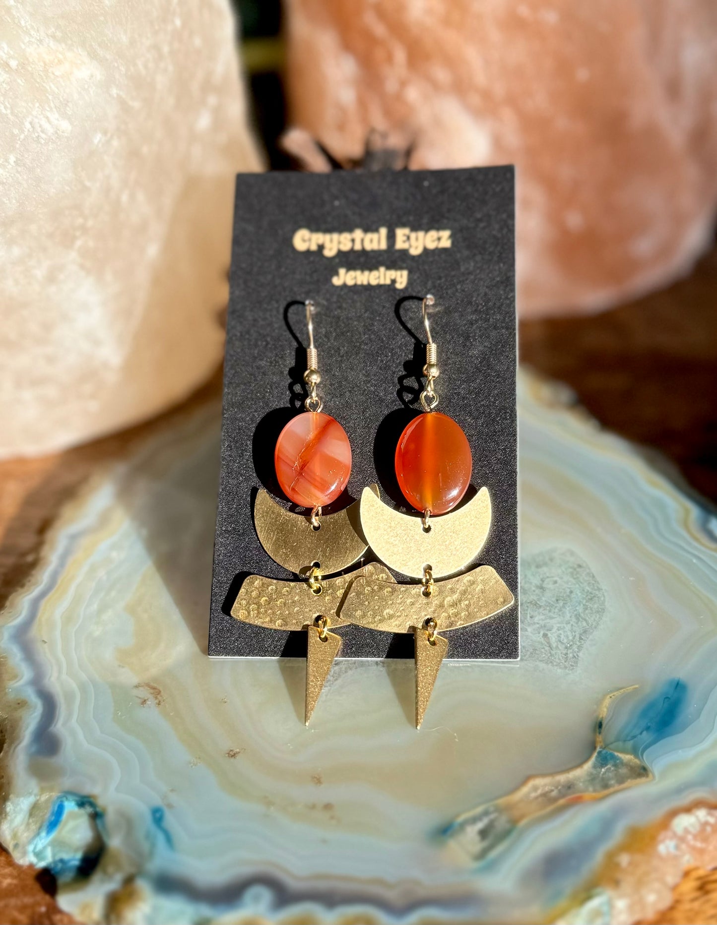 Carnelian Arches Earrings