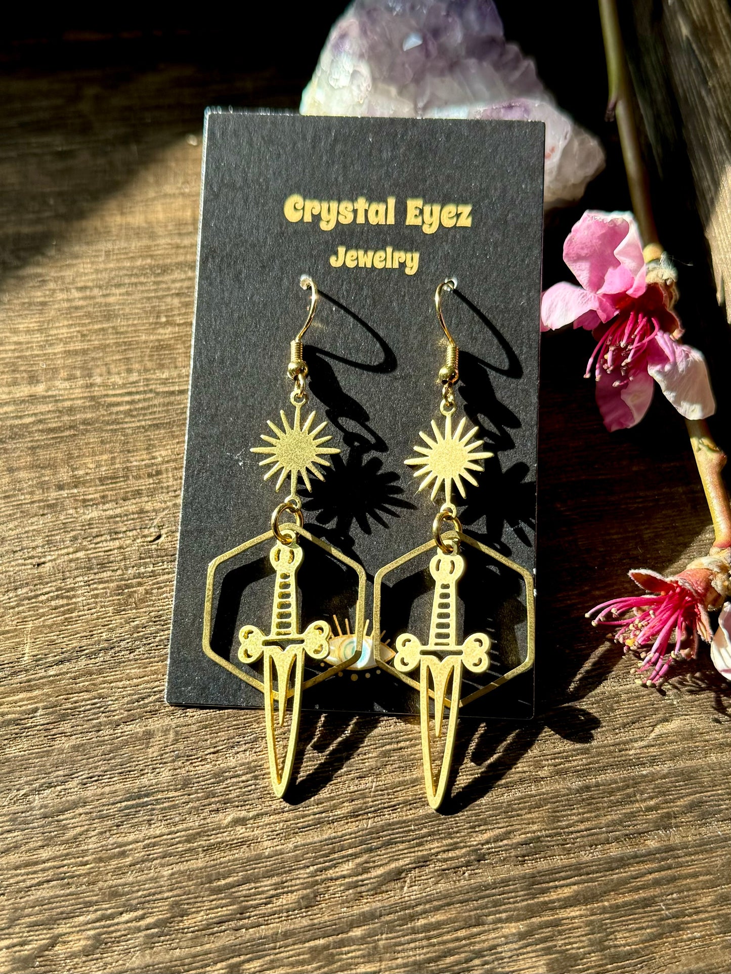 Dagger Dangle Earrings