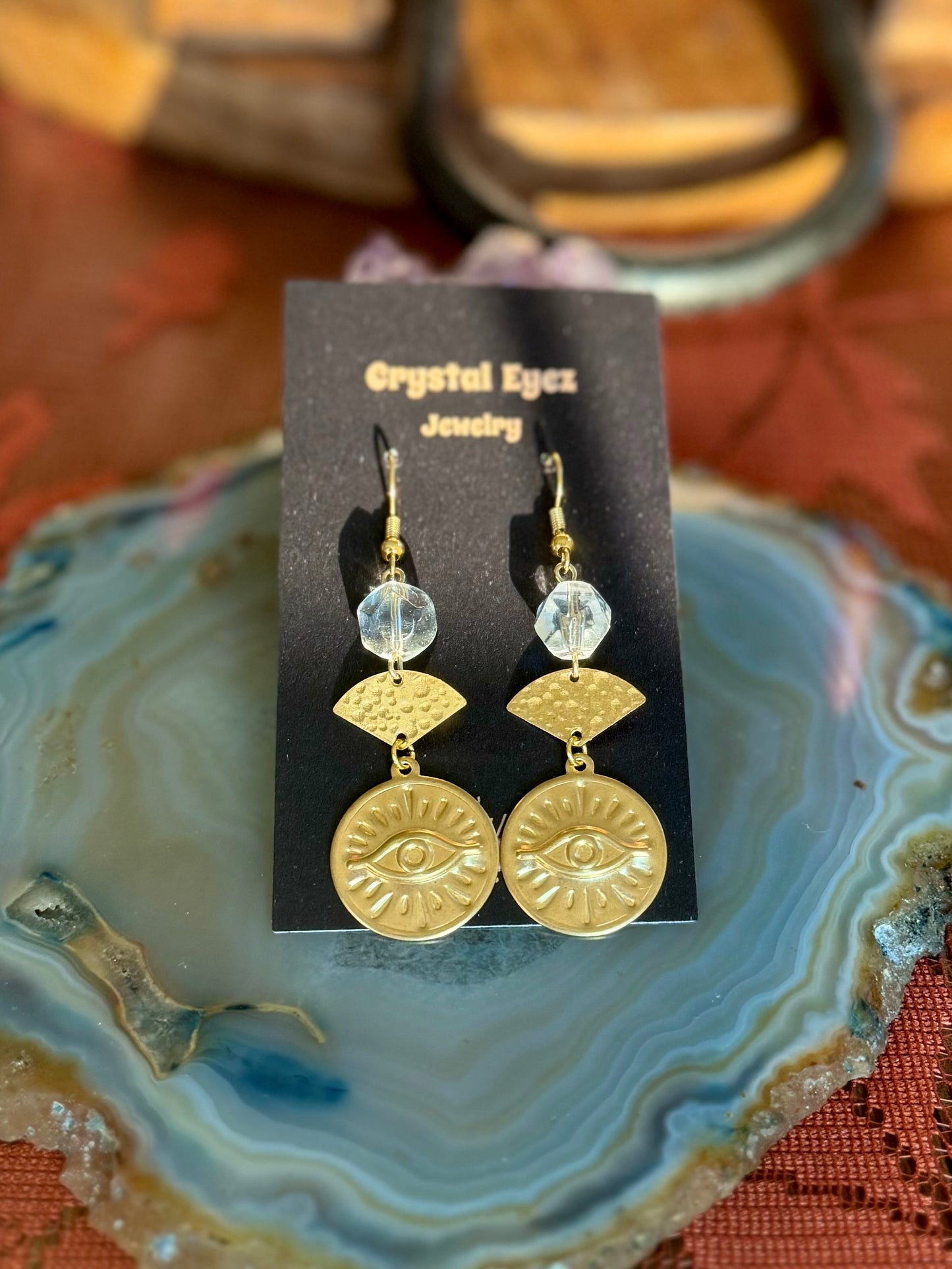 Crystal Eyes Earrings