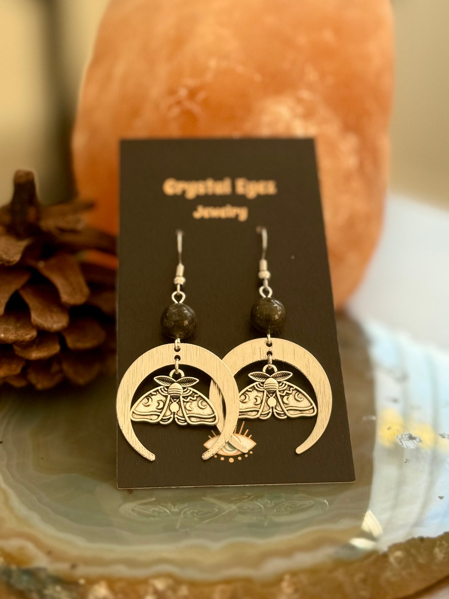 Moths in the Moonlight Earrings