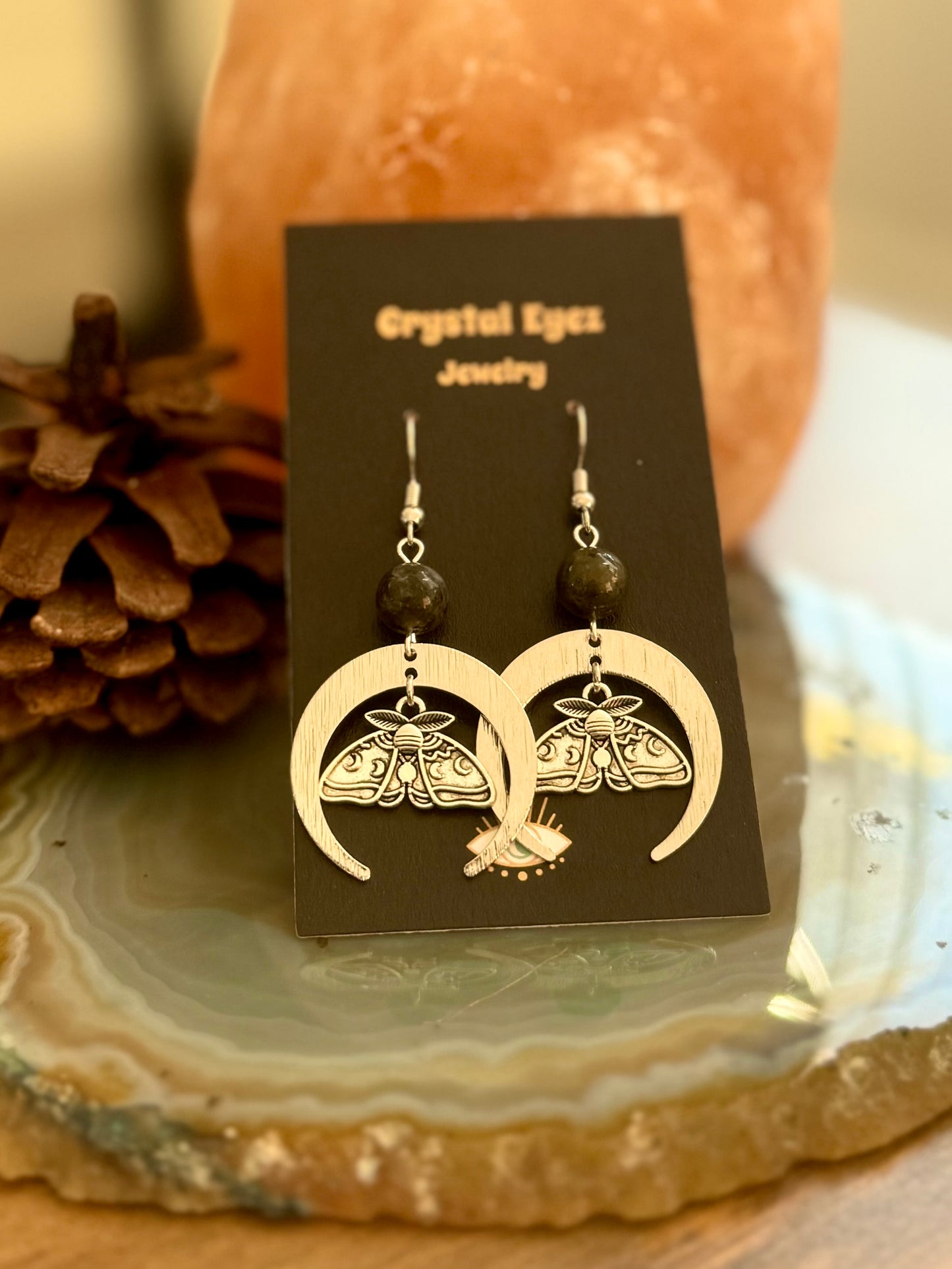 Moths in the Moonlight Earrings