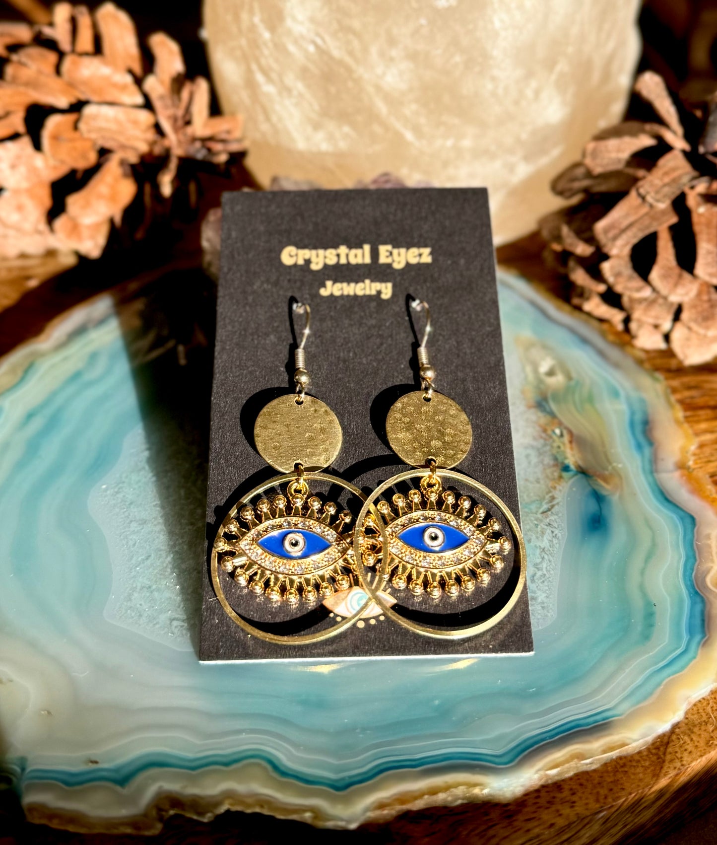 Evil Eye Hoop Earrings