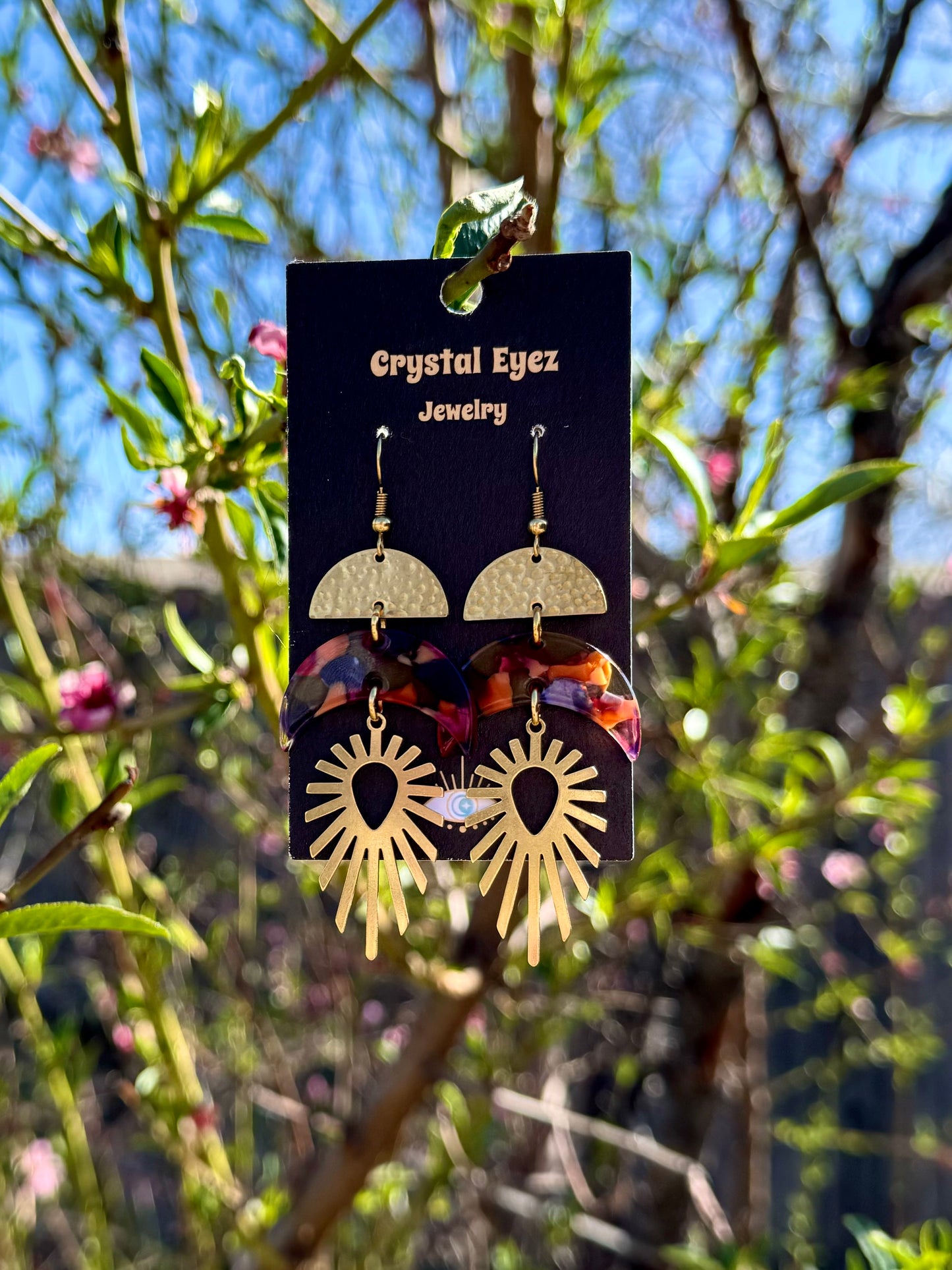 Rising Sun in Color Earrings