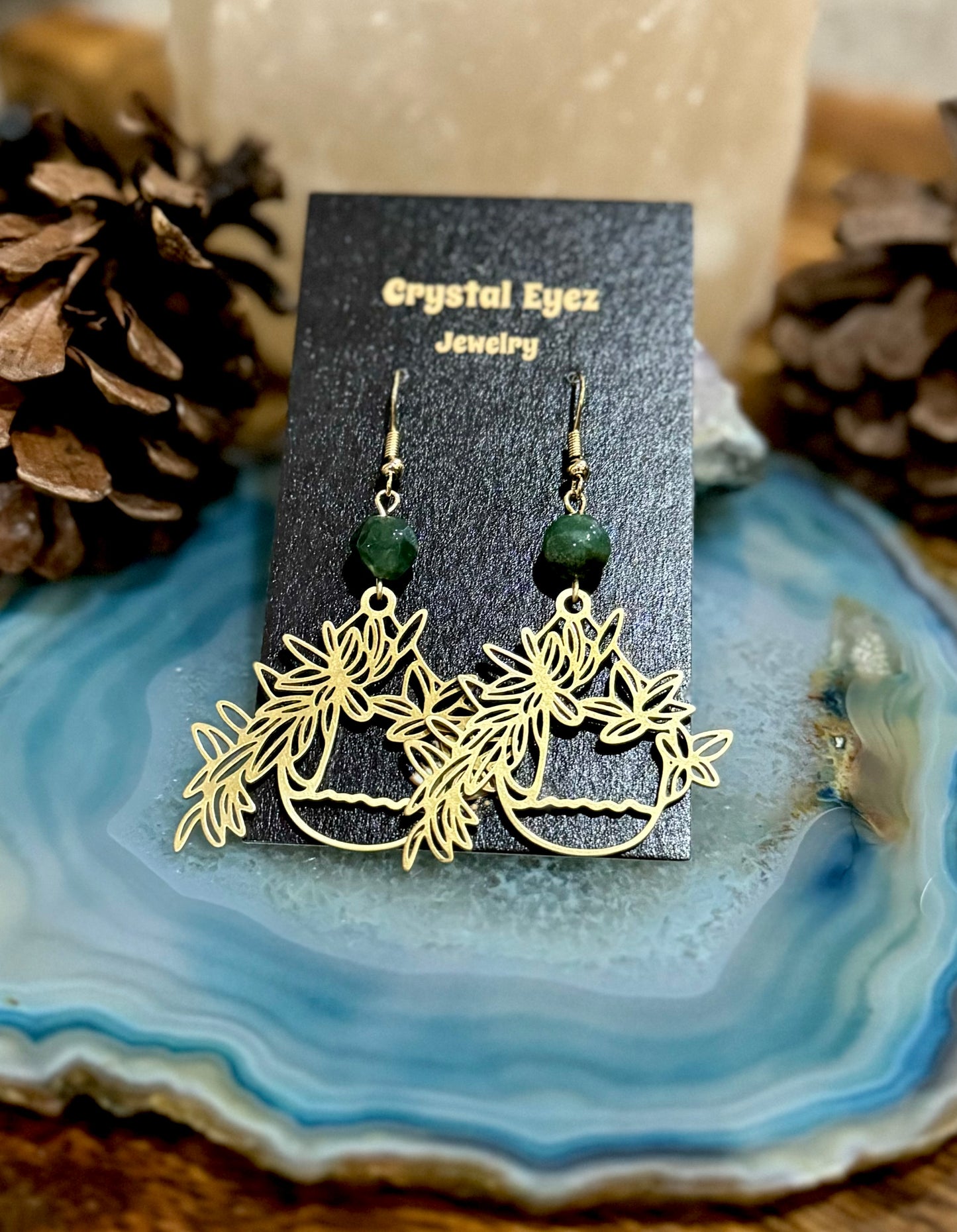 Hanging Plant Earrings