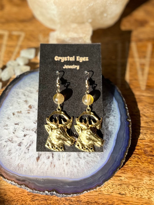 Deer Earrings