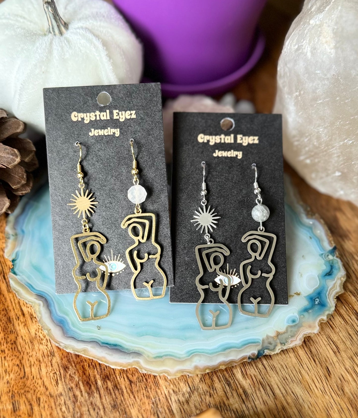 Woman Figure Earrings