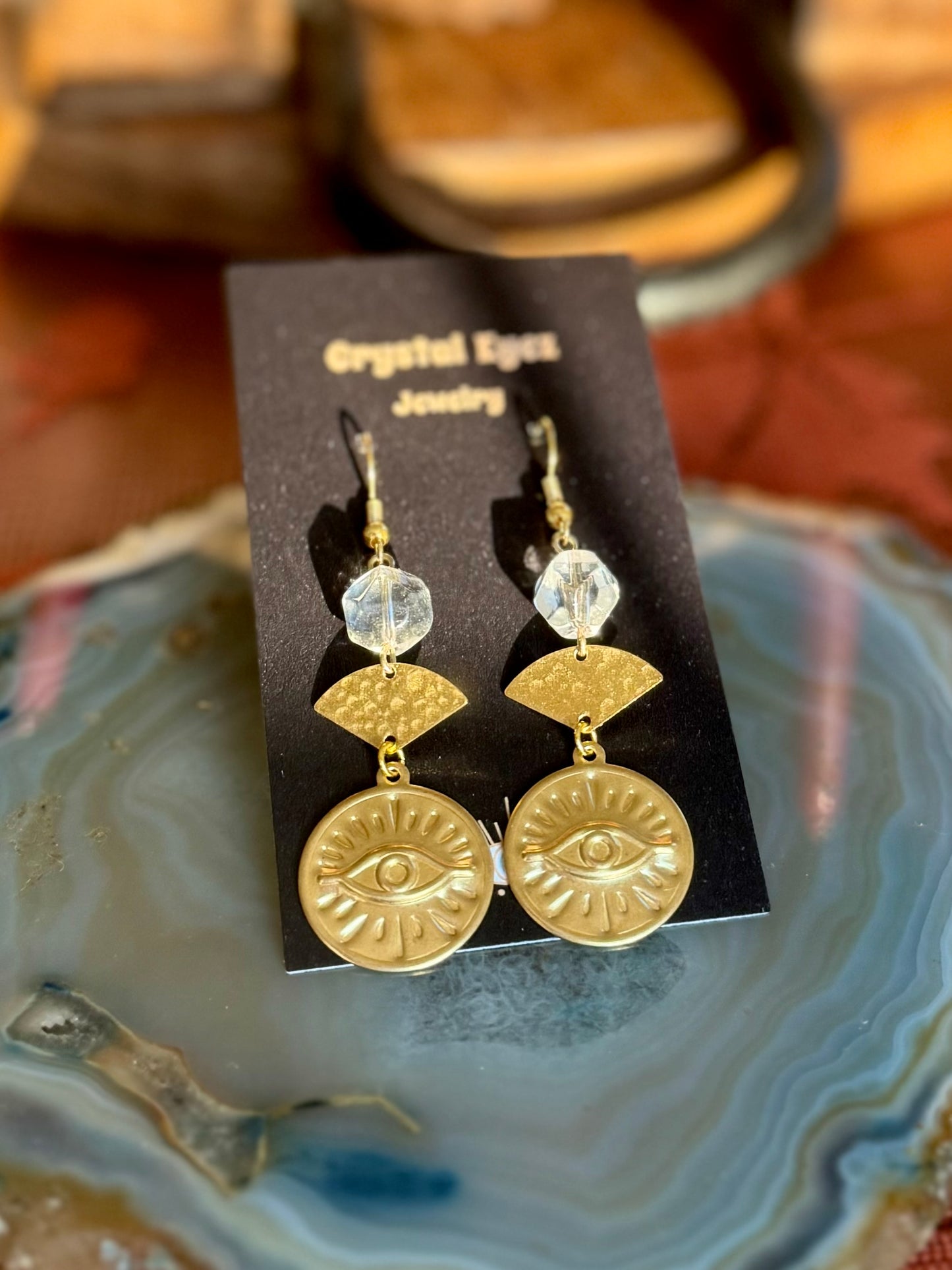 Crystal Eyes Earrings