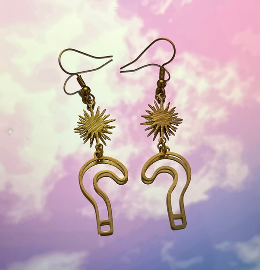 Question Mark Earrings