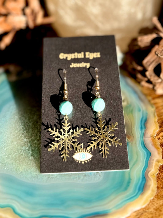 Crystal Snowflake Earrings