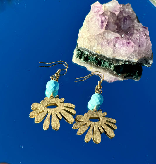 Blue Splash Earrings