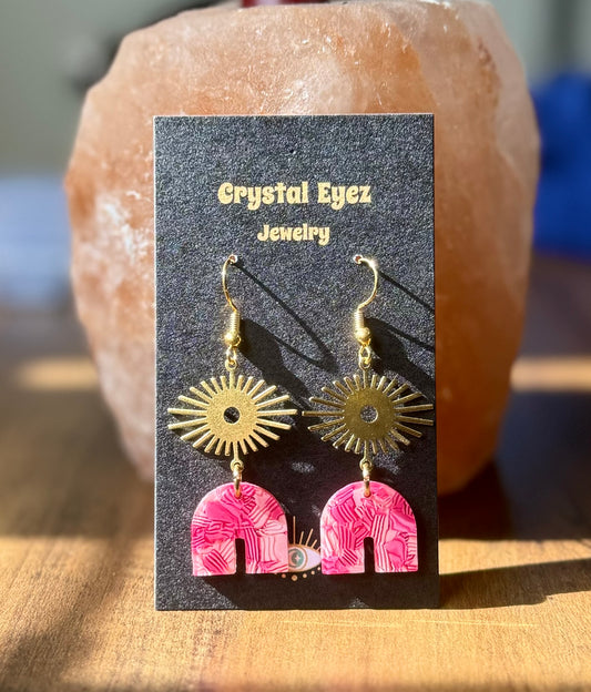 Pop of Pink Earrings