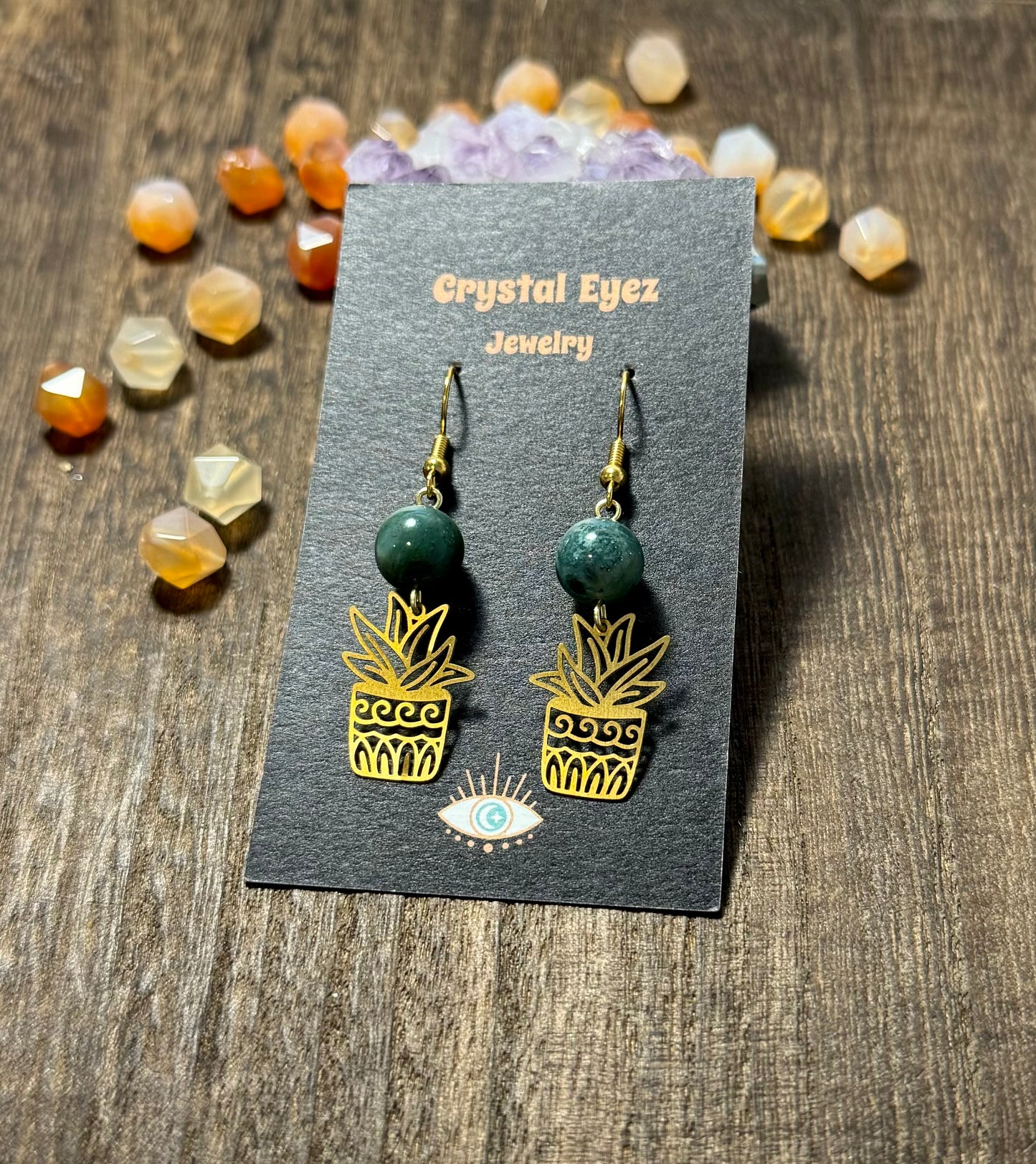 Potted Plant Earrings