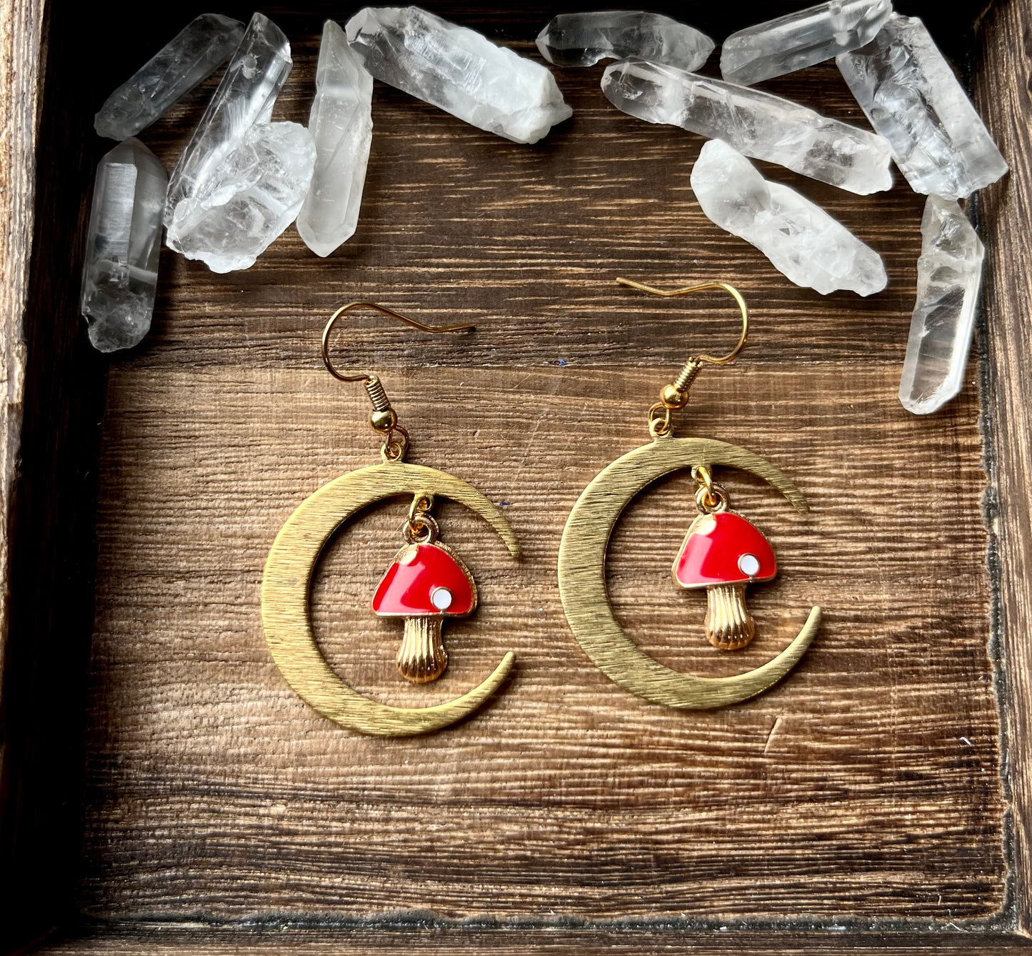 Fungi Full Moon Earrings