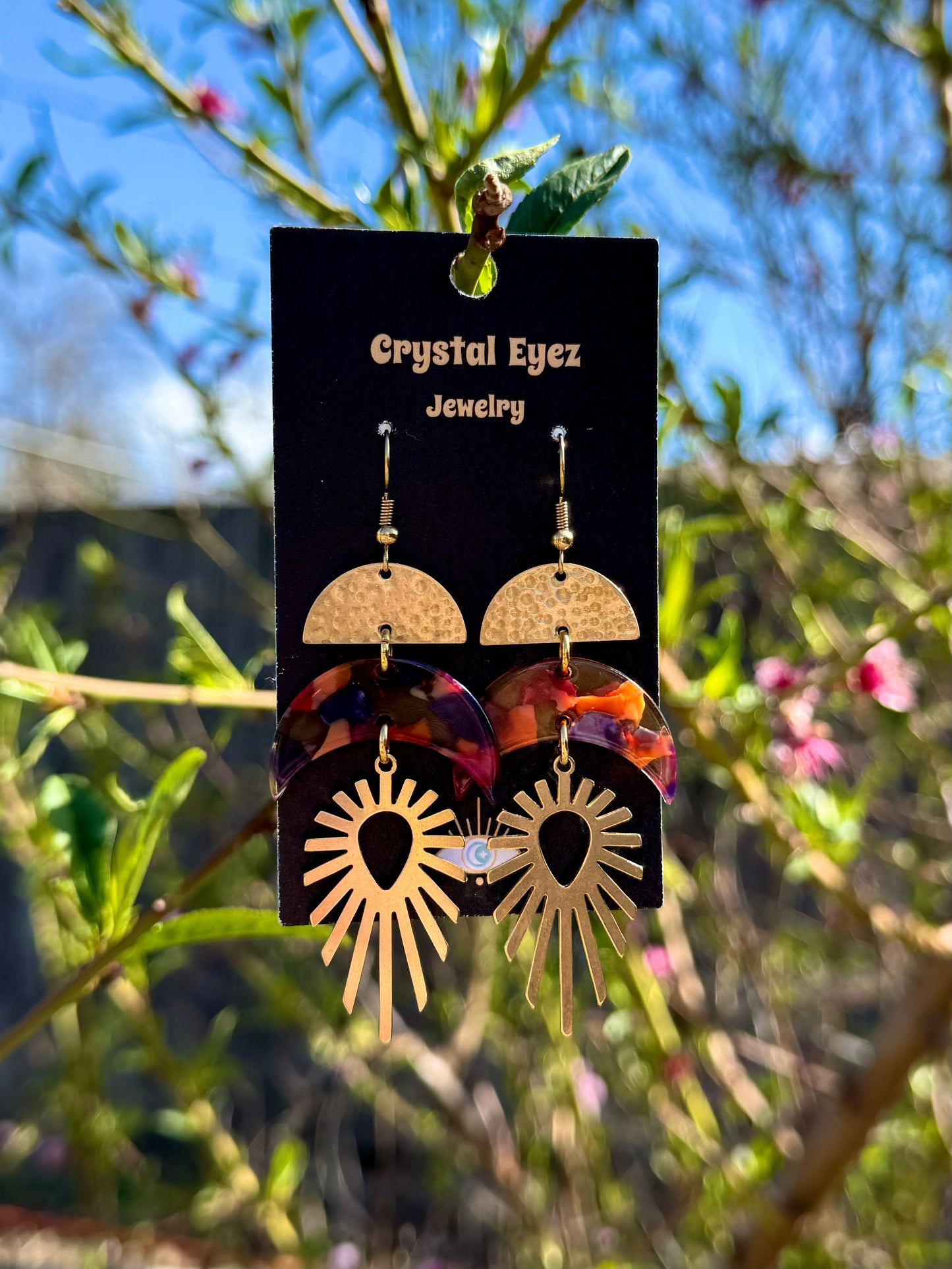 Rising Sun in Color Earrings