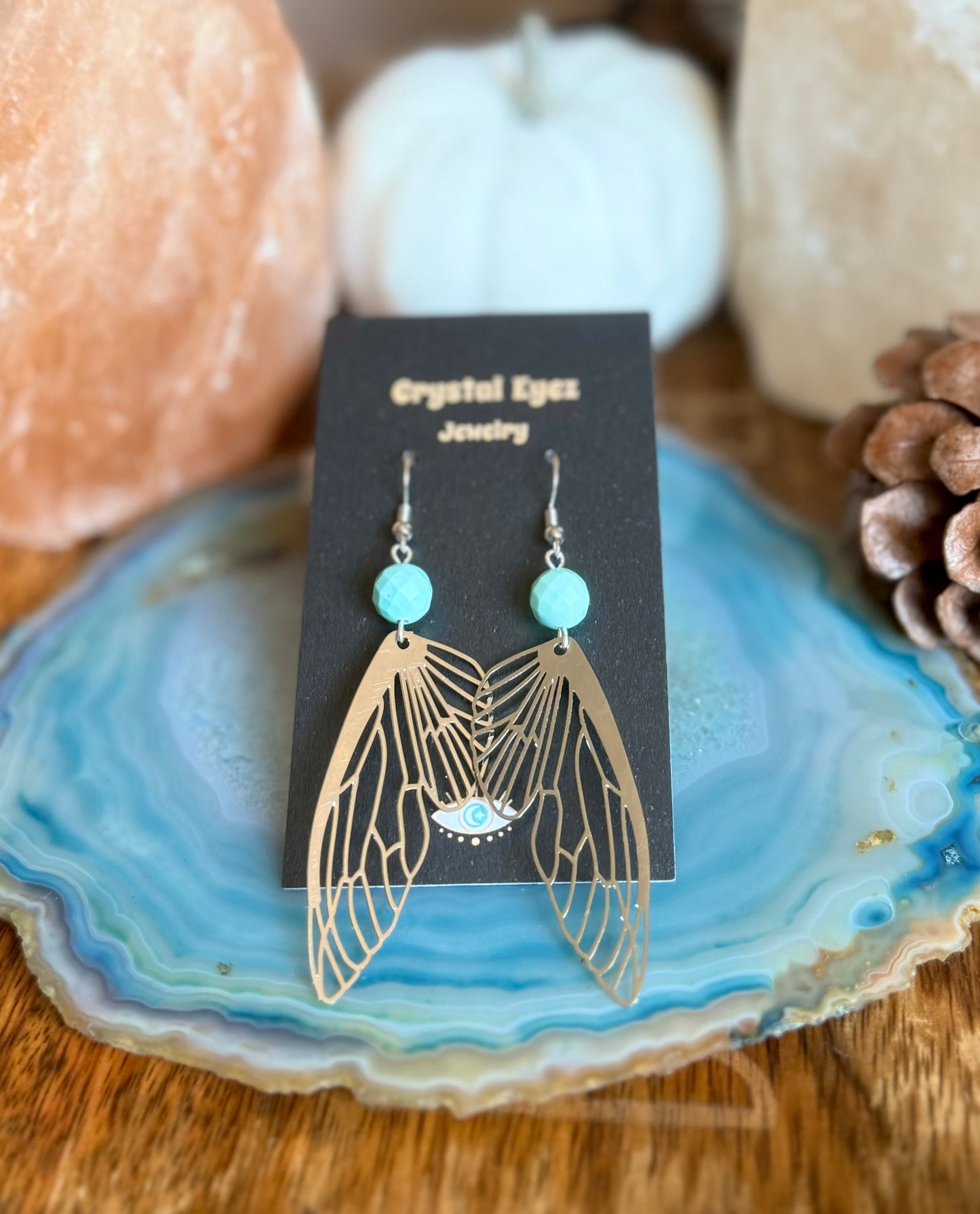 Silver Wings Earrings