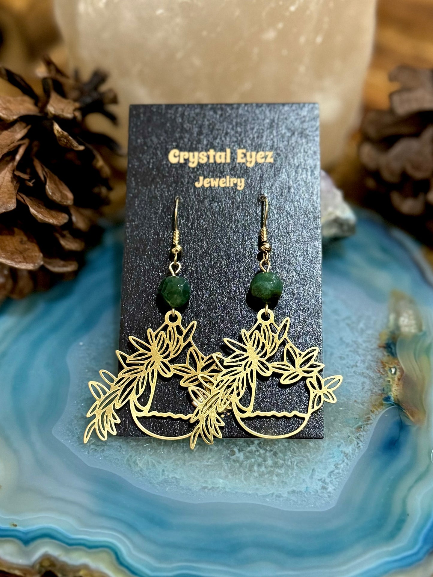 Hanging Plant Earrings