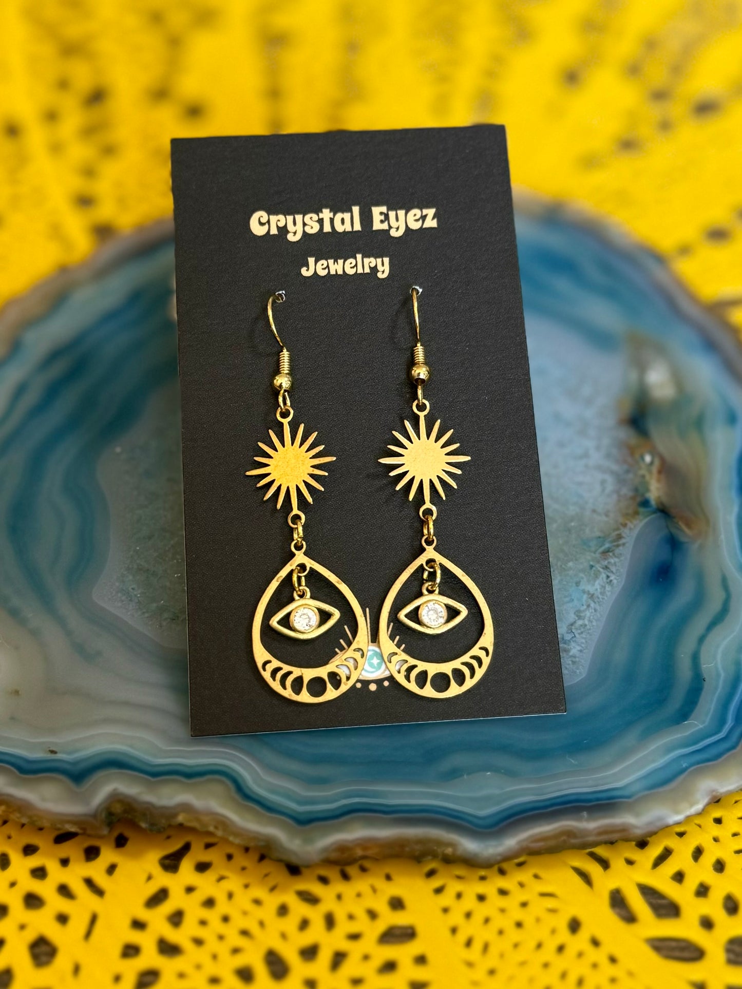 Gazing at the Moon Earrings