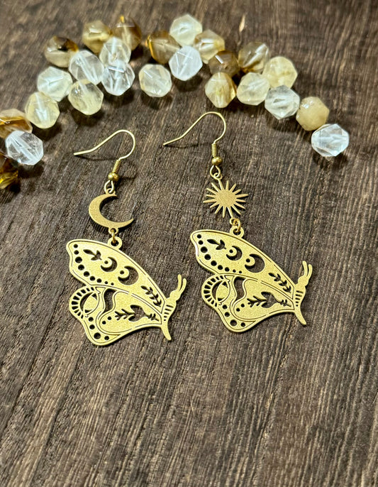 Starlight Butterfly Earrings