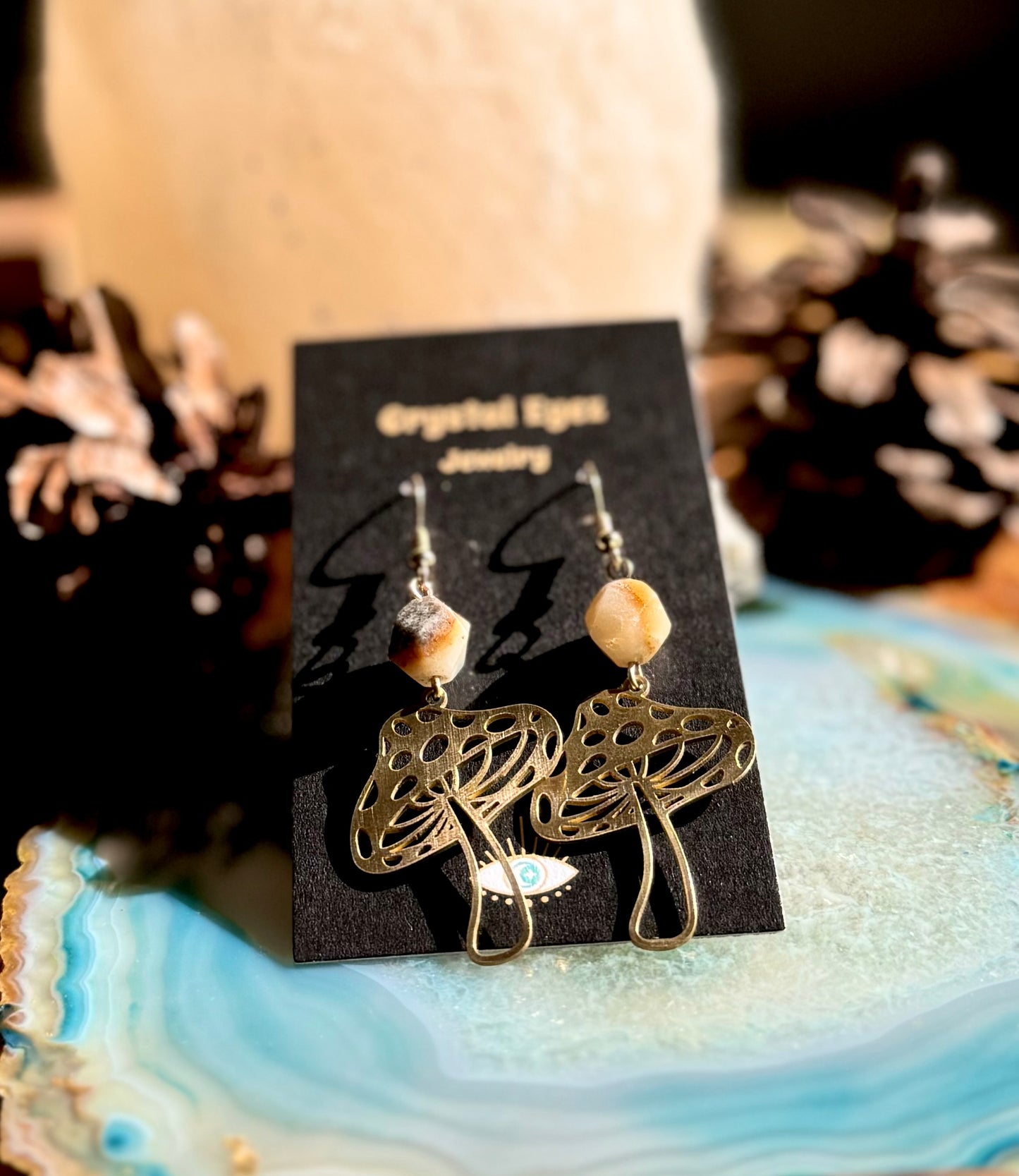 Toadstool Mushroom Earrings