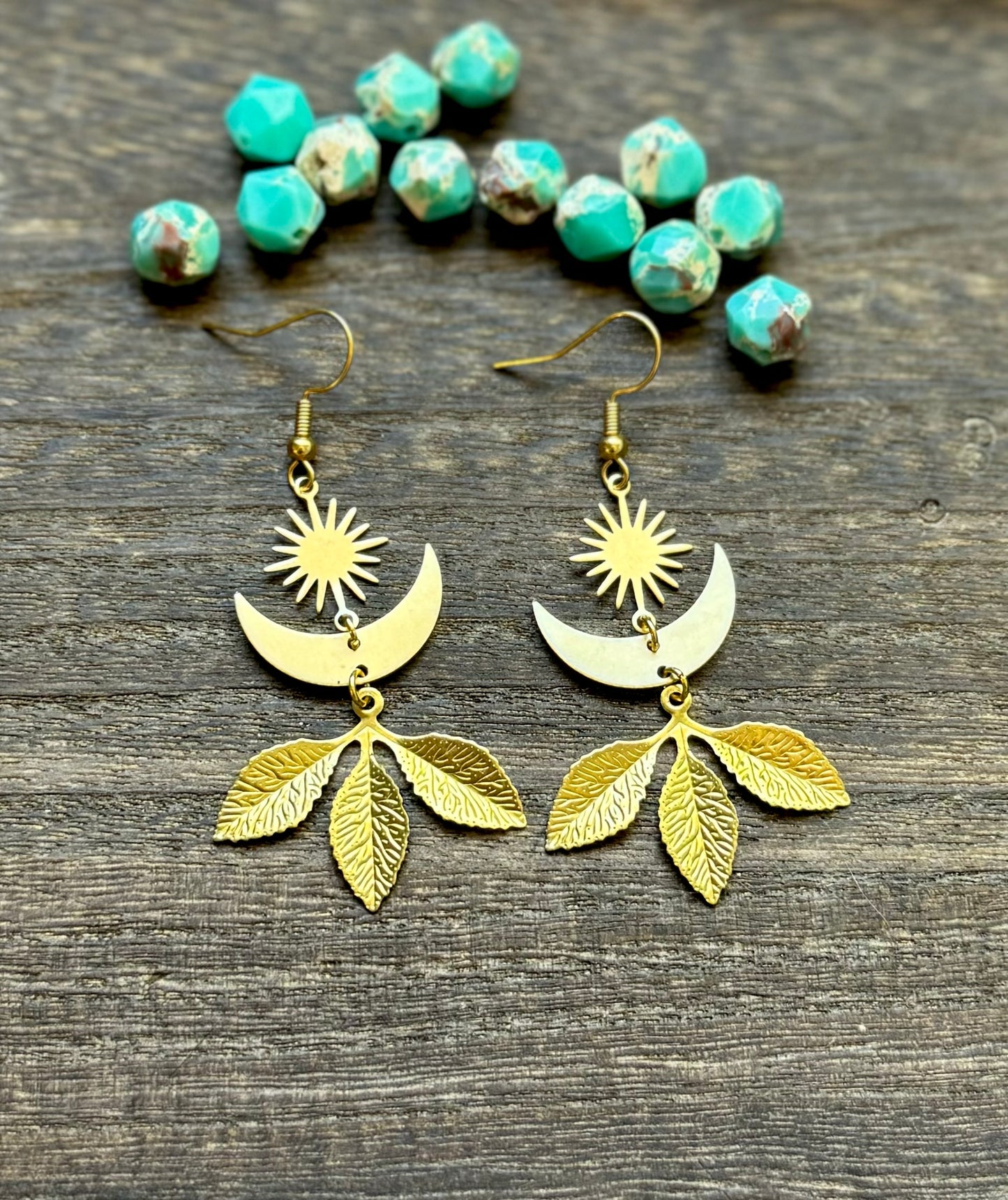 Gold Leaf Earrings