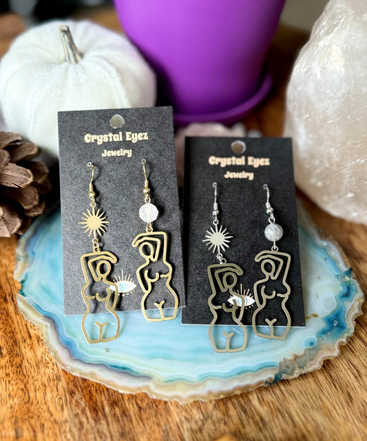 Woman Figure Earrings