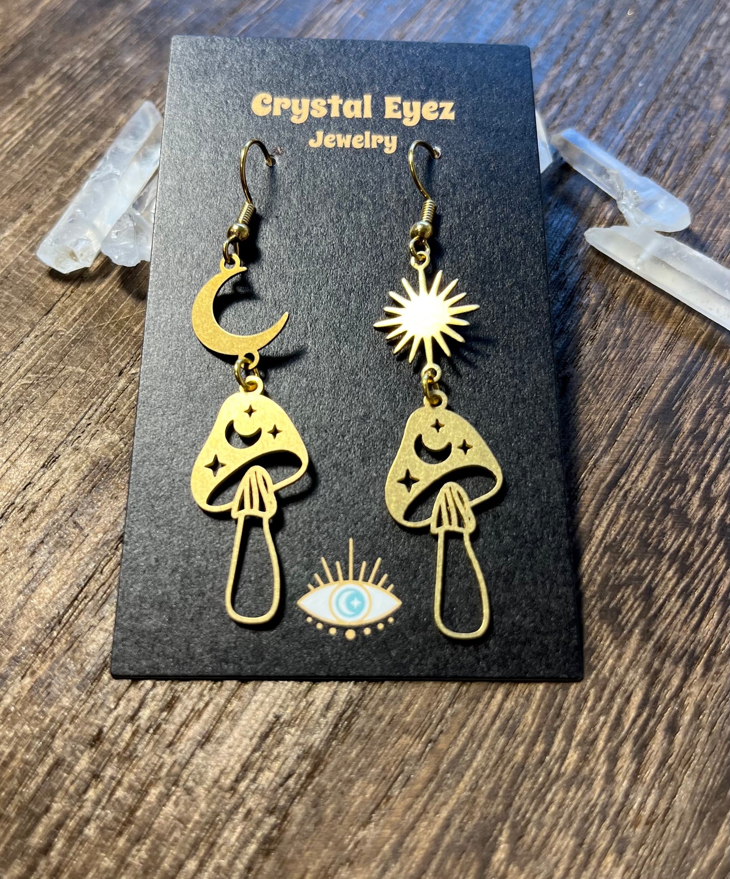 Celestial Mushroom Earrings