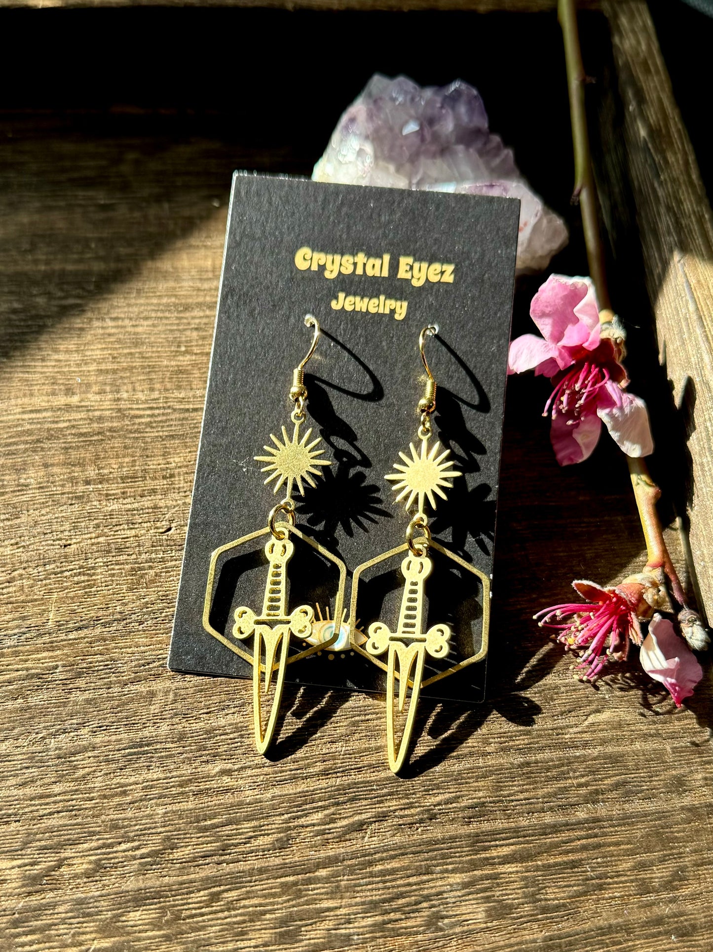 Dagger Dangle Earrings