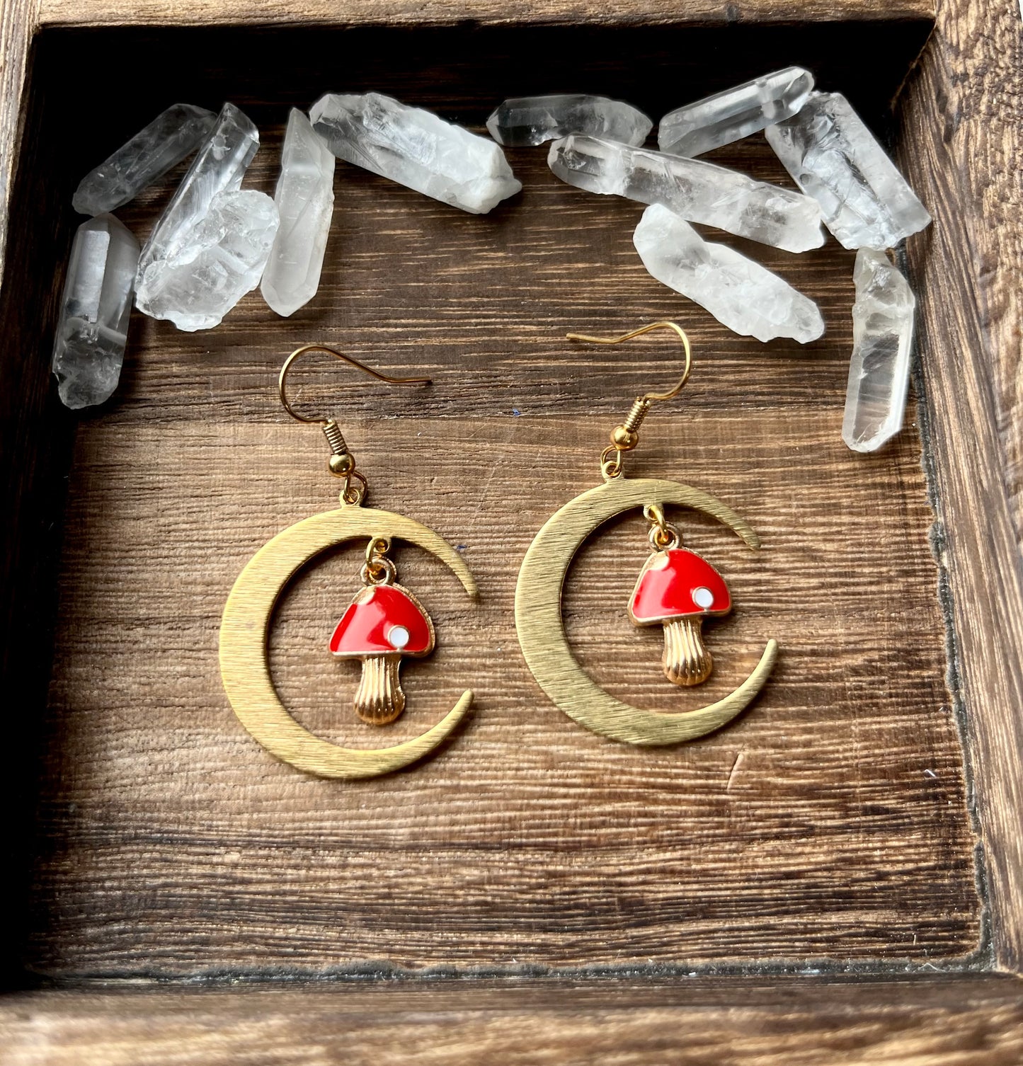 Fungi Full Moon Earrings