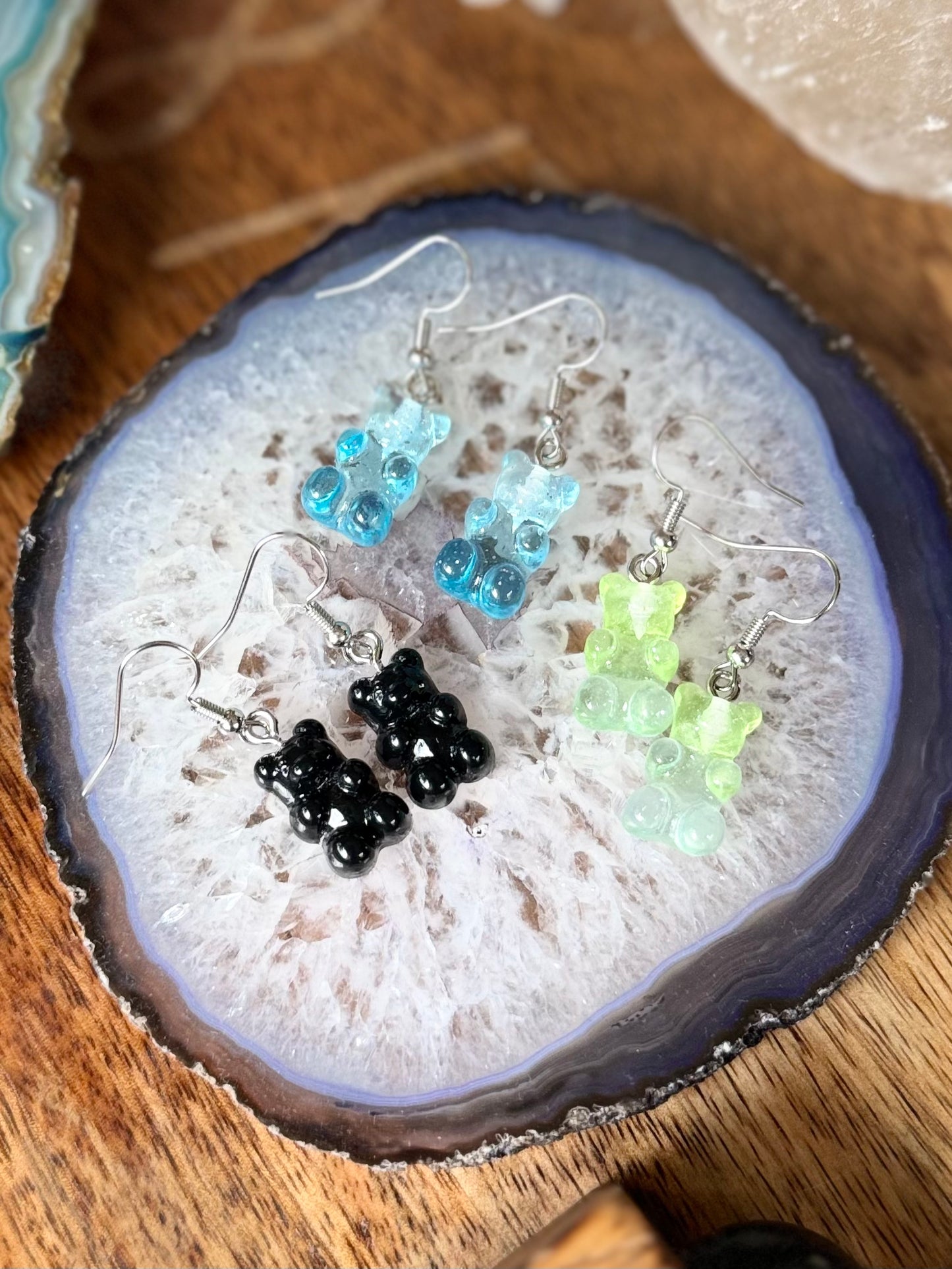 Gummy Bear Charm Earrings