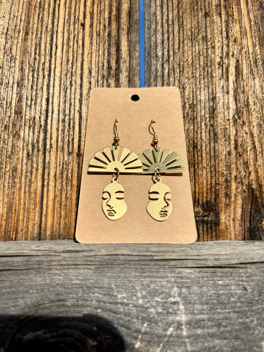 Face in the Sun Earrings